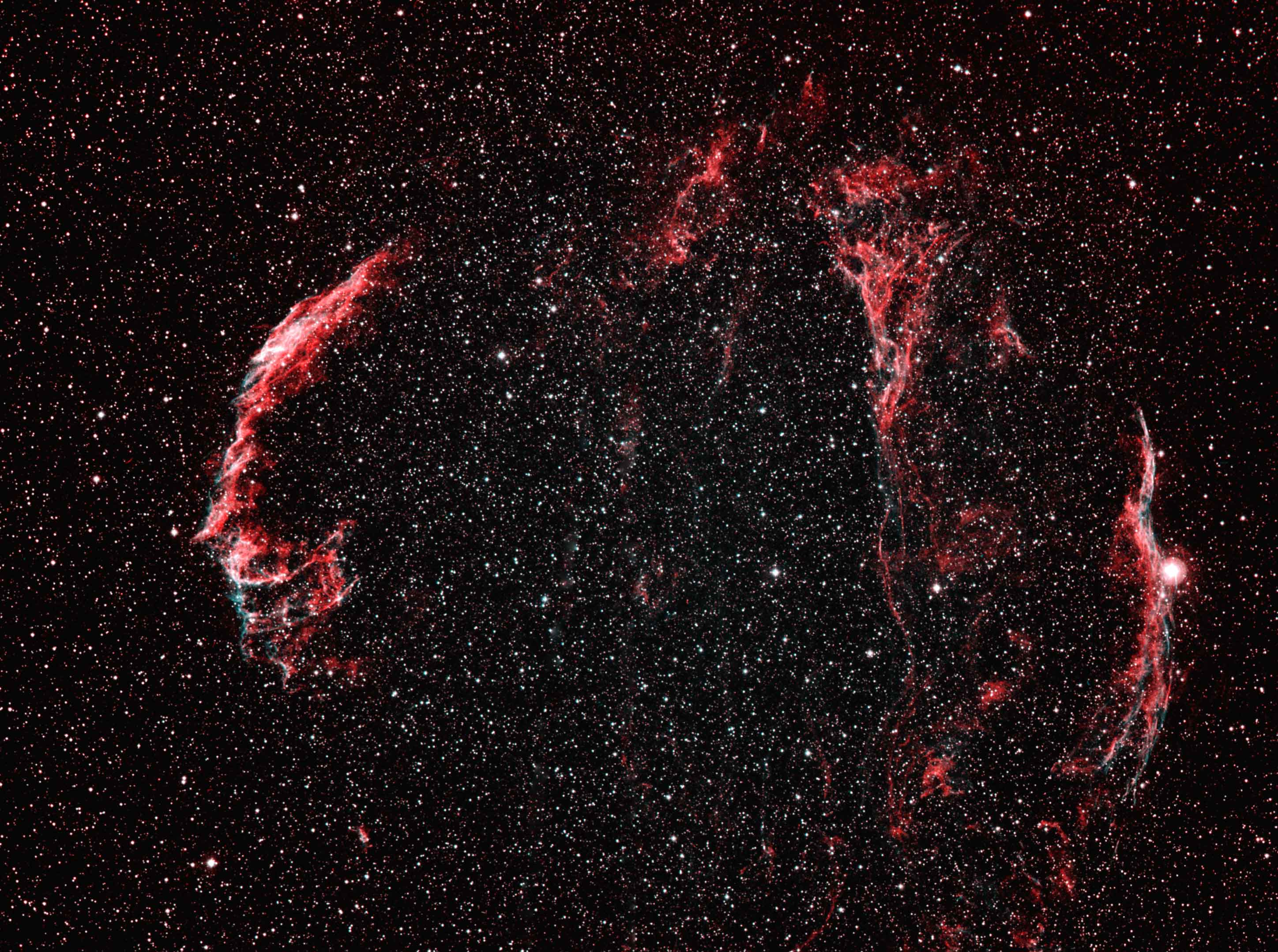 Veil Nebula, taken with FS-60CB